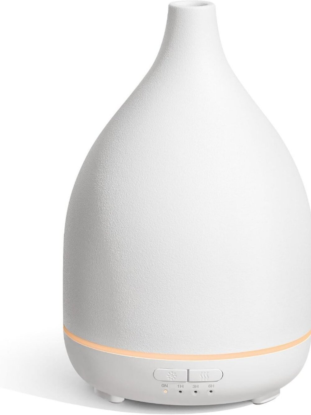 Ceramic Essential Oil Diffuser 300ml - Aromatherapy Diffuser for Home, White